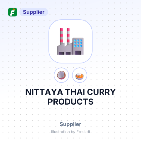 NITTAYA THAI CURRY PRODUCTS – summary card, no photo uploaded yet