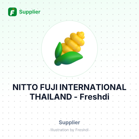 NITTO FUJI INTERNATIONAL THAILAND – summary card, no photo uploaded yet