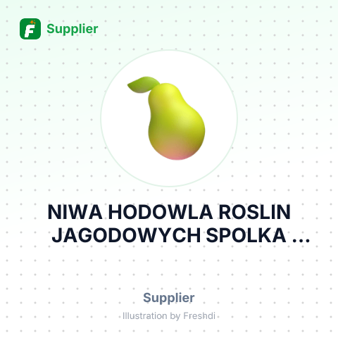 NIWA HODOWLA ROSLIN JAGODOWYCH SPOLKA Z.O.O. – summary card, no photo uploaded yet