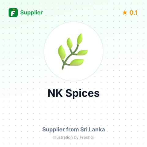 NK Spices  – summary card, no photo uploaded yet