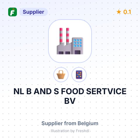 NL B AND S FOOD SERTVICE BV – summary card, no photo uploaded yet