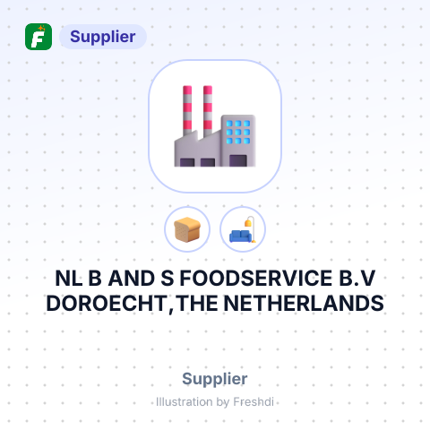 NL B AND S FOODSERVICE B.V DOROECHT,THE NETHERLANDS – summary card, no photo uploaded yet