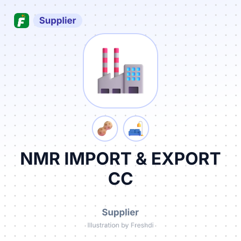 NMR IMPORT & EXPORT CC – summary card, no photo uploaded yet