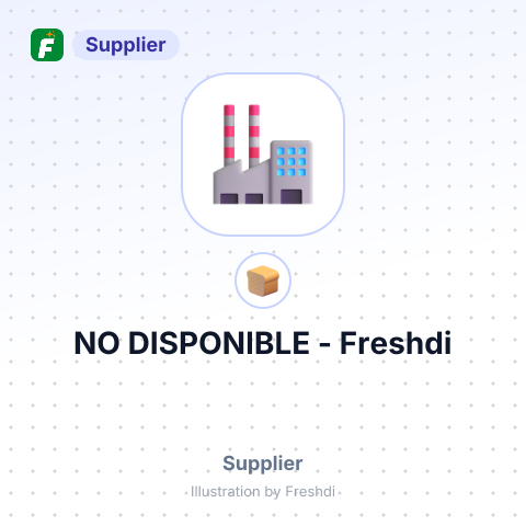 NO DISPONIBLE – summary card, no photo uploaded yet