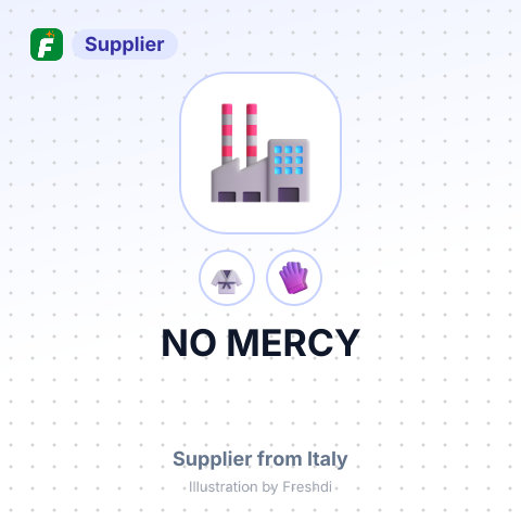 NO MERCY – summary card, no photo uploaded yet