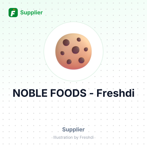 NOBLE FOODS – summary card, no photo uploaded yet