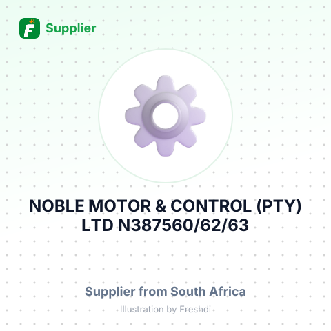 NOBLE MOTOR & CONTROL (PTY) LTD N387560/62/63 – summary card, no photo uploaded yet