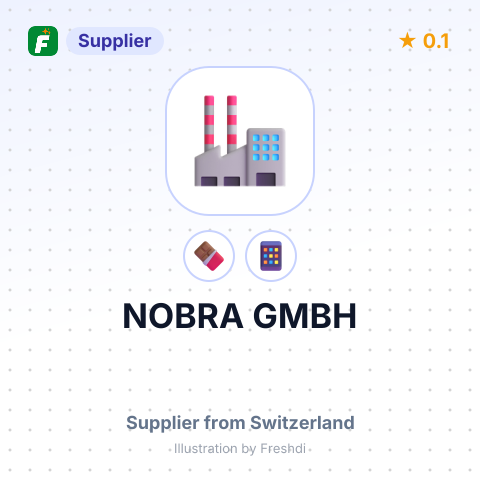 NOBRA GMBH – summary card, no photo uploaded yet