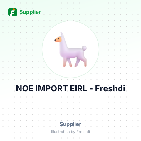 NOE IMPORT EIRL – summary card, no photo uploaded yet
