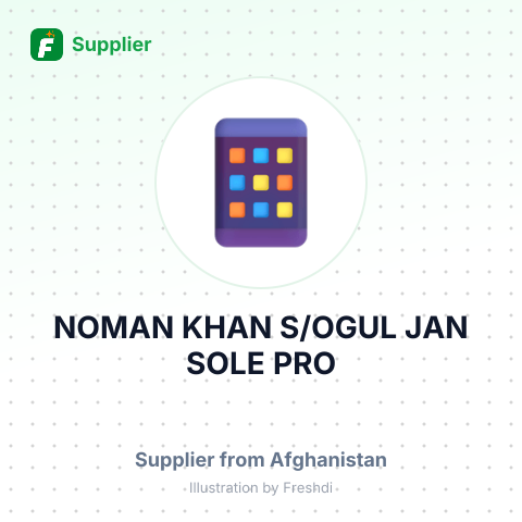 NOMAN KHAN S/OGUL JAN SOLE PRO – summary card, no photo uploaded yet