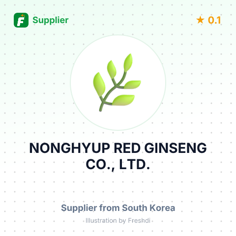 NONGHYUP RED GINSENG CO., LTD. – summary card, no photo uploaded yet