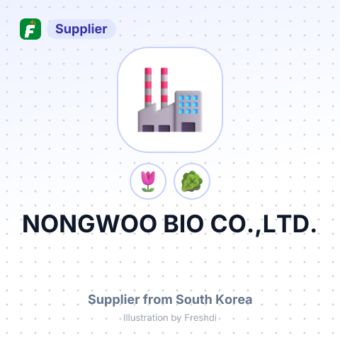 NONGWOO BIO CO.,LTD. – summary card, no photo uploaded yet