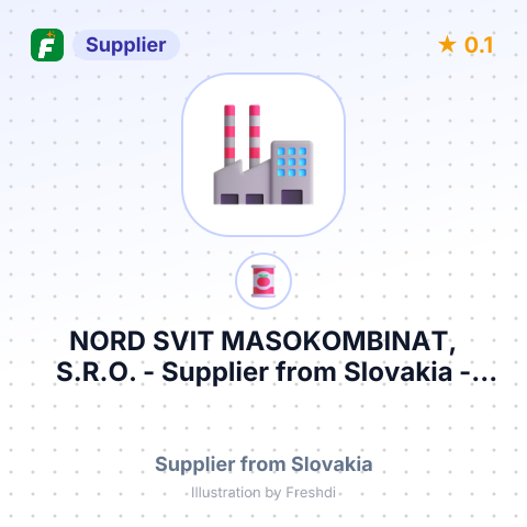 NORD SVIT MASOKOMBINAT, S.R.O. – summary card, no photo uploaded yet