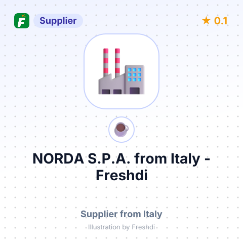 NORDA S.P.A. – summary card, no photo uploaded yet