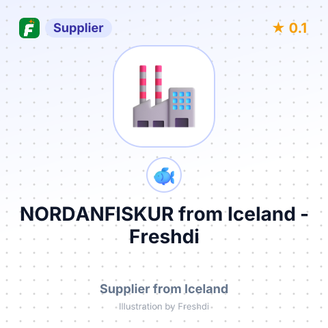 NORDANFISKUR – summary card, no photo uploaded yet