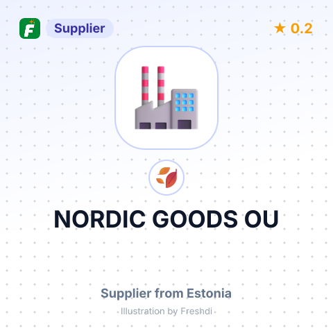 NORDIC GOODS OU – summary card, no photo uploaded yet