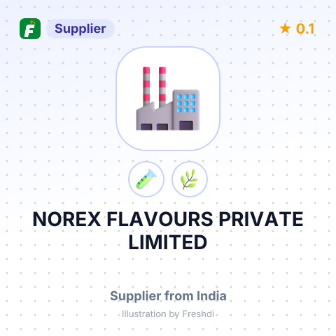 NOREX FLAVOURS PRIVATE LIMITED – summary card, no photo uploaded yet