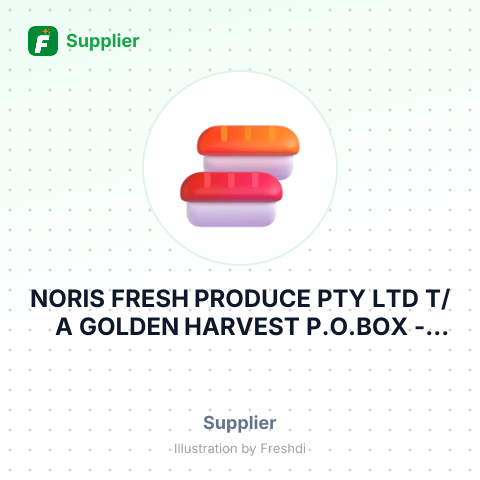 NORIS FRESH PRODUCE PTY LTD T/A GOLDEN HARVEST P.O.BOX – summary card, no photo uploaded yet