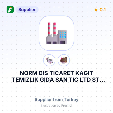 NORM DIS TICARET KAGIT TEMIZLIK GIDA SAN TIC LTD STI – summary card, no photo uploaded yet