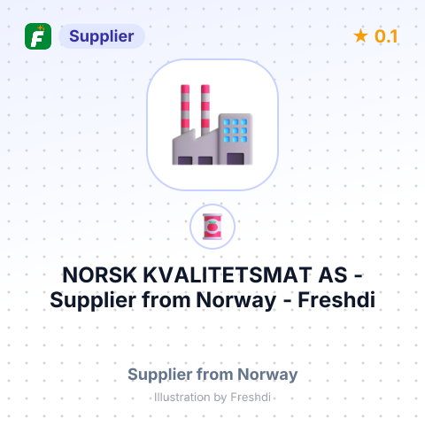NORSK KVALITETSMAT AS – summary card, no photo uploaded yet