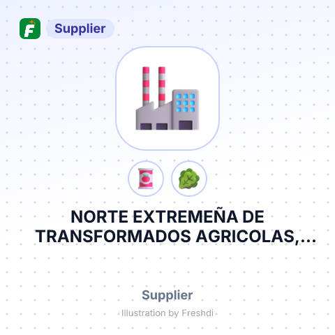 NORTE EXTREMEÑA DE TRANSFORMADOS AGRICOLAS, S.A – summary card, no photo uploaded yet