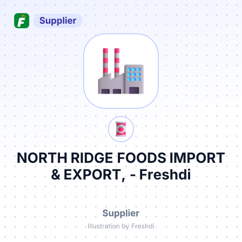 NORTH RIDGE FOODS IMPORT & EXPORT, – summary card, no photo uploaded yet