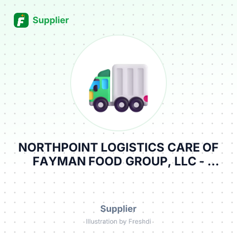 NORTHPOINT LOGISTICS CARE OF FAYMAN FOOD GROUP, LLC – summary card, no photo uploaded yet