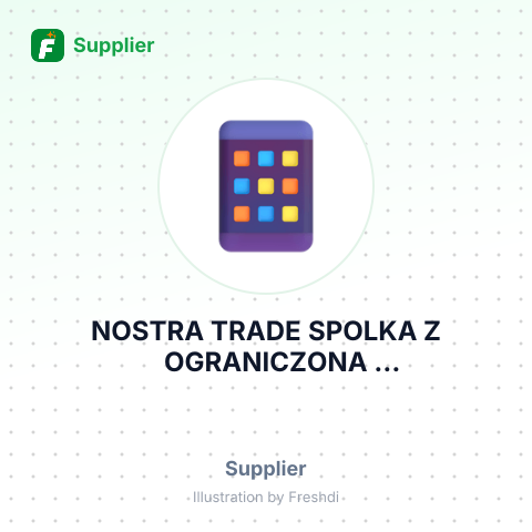 NOSTRA TRADE SPOLKA Z OGRANICZONA ODPOWIEDZIALNOSCIA – summary card, no photo uploaded yet