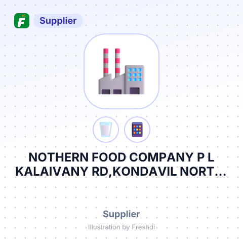 NOTHERN FOOD COMPANY P L KALAIVANY RD,KONDAVIL NORTH, KONDAVIL TSO- EREG DDC RMU ORDER – summary card, no photo uploaded yet
