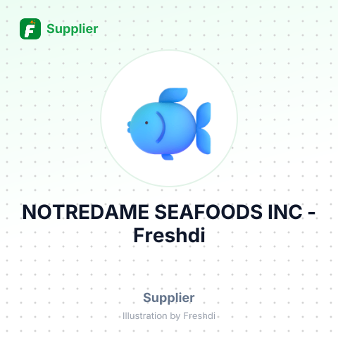 NOTREDAME SEAFOODS INC – summary card, no photo uploaded yet