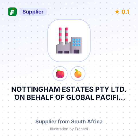 NOTTINGHAM ESTATES PTY LTD. ON BEHALF OF GLOBAL PACIFIC PRODUCE S.A. PTY LTD. – summary card, no photo uploaded yet