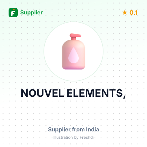 NOUVEL ELEMENTS, – summary card, no photo uploaded yet