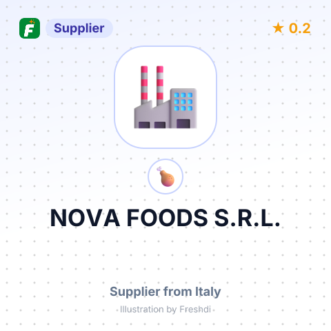 NOVA FOODS S.R.L. – summary card, no photo uploaded yet