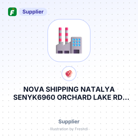 NOVA SHIPPING NATALYA SENYK6960 ORCHARD LAKE RD, SUITE – summary card, no photo uploaded yet