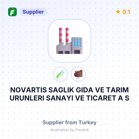 NOVARTIS SAGLIK GIDA VE TARIM URUNLERI SANAYI VE TICARET A S – summary card, no photo uploaded yet