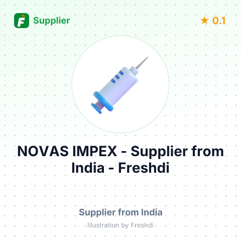 NOVAS IMPEX – summary card, no photo uploaded yet