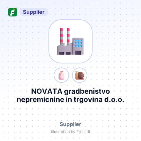 NOVATA gradbenistvo nepremicnine in trgovina d.o.o. – summary card, no photo uploaded yet