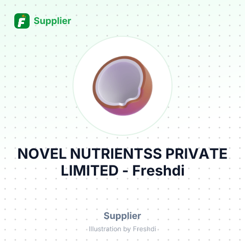 NOVEL NUTRIENTSS PRIVATE LIMITED – summary card, no photo uploaded yet
