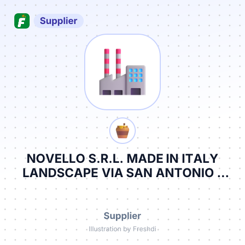 NOVELLO S.R.L. MADE IN ITALY LANDSCAPE VIA SAN ANTONIO – summary card, no photo uploaded yet