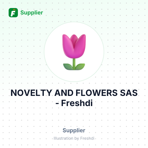 NOVELTY AND FLOWERS SAS – summary card, no photo uploaded yet
