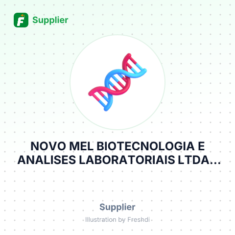 NOVO MEL BIOTECNOLOGIA E ANALISES LABORATORIAIS LTDA – summary card, no photo uploaded yet
