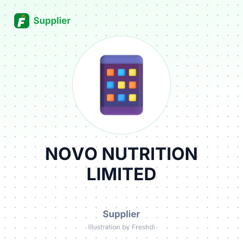 NOVO NUTRITION LIMITED – summary card, no photo uploaded yet