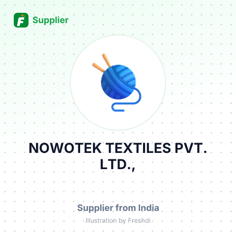 NOWOTEK TEXTILES PVT. LTD., – summary card, no photo uploaded yet