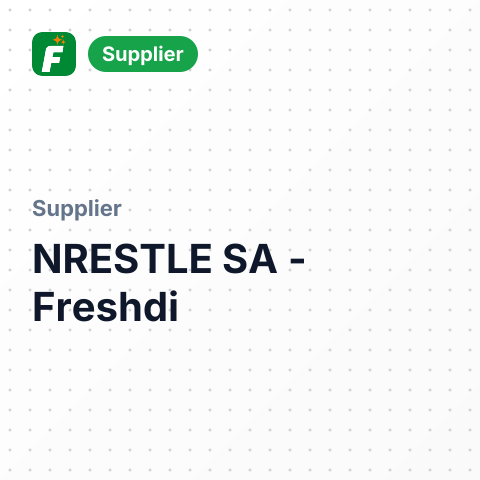 NRESTLE SA – summary card, no photo uploaded yet
