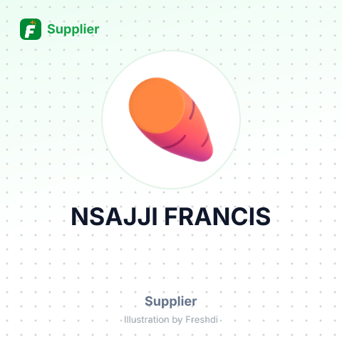 NSAJJI FRANCIS – summary card, no photo uploaded yet