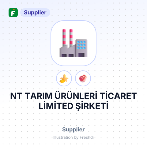 NT TARIM ÜRÜNLERİ TİCARET LİMİTED ŞİRKETİ – summary card, no photo uploaded yet