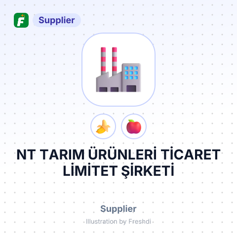 NT TARIM ÜRÜNLERİ TİCARET LİMİTET ŞİRKETİ – summary card, no photo uploaded yet
