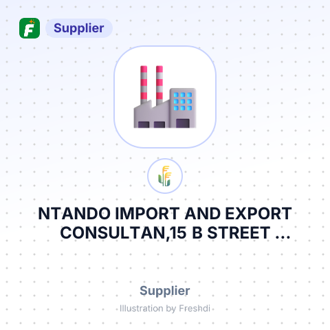NTANDO IMPORT AND EXPORT CONSULTAN,15 B STREET WEPENER SOUTH AFRICA – summary card, no photo uploaded yet