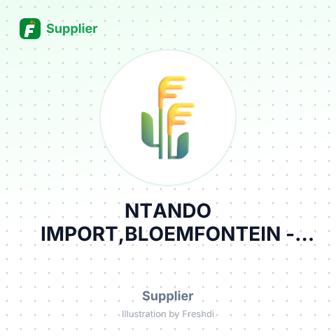 NTANDO IMPORT,BLOEMFONTEIN – summary card, no photo uploaded yet