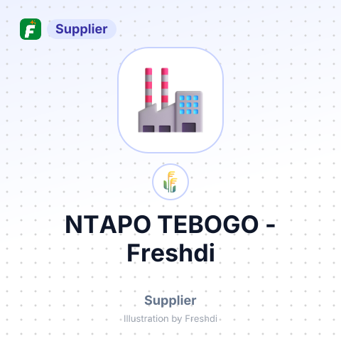 NTAPO TEBOGO – summary card, no photo uploaded yet
